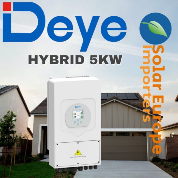 Deye: 5Kw Single Phase Hybrid Inverter (SUN-5K-SG01LP1-EU)