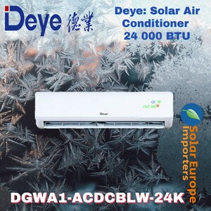 Deye 24000 BTU Solar Air Conditioner (DGWA1-ACDCBLW-24K)