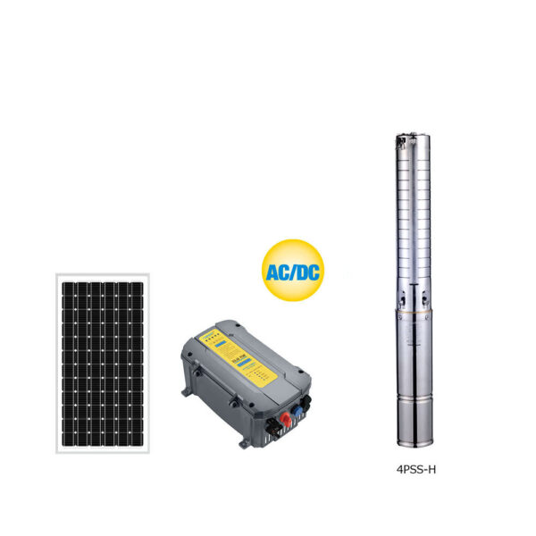 INGE 4" STAINLESS STEEL IMPELLER(AC/DC) SOLAR PUMP (4PSS3.0/80-72/600-H)  600W - Image 2
