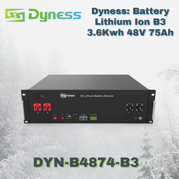 Dyness: B3 Battery Lithium Ion 3.6Kwh 48V 75Ah (DYN-B4874-B3)