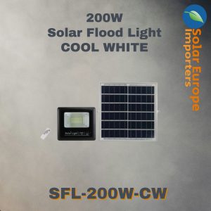 Solar Flood Light - 200W (Cool White) (SFL-200W-CW)