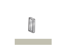 Trunking: Steel End Cap Motorcraft Grey Single (SECS/MG)