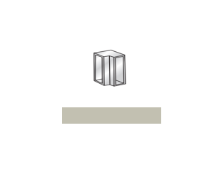 Trunking: Steel 90 Degree Horizontal Bend Motorcraft Grey Single (T90ESS/MG)
