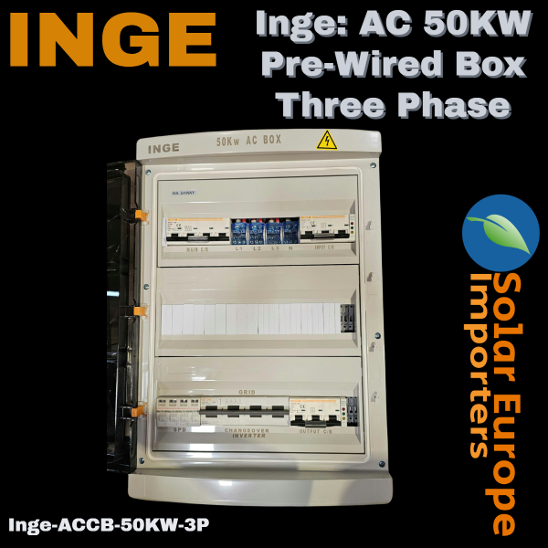 Inge: AC 50KW Pre-Wired Box Three Phase (Inge-ACCB-50KW-3P)