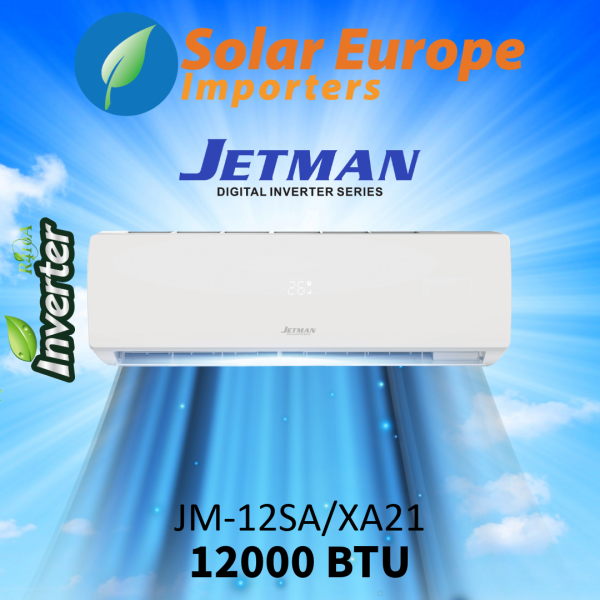 Jetman: Digital Inverter Split Aircon 12 000 BTU (Excludes Cantilever Bracket) (JM-12SA/XA21)