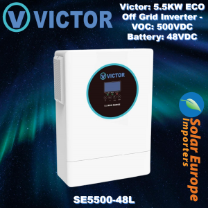 Victor: 5.5KW ECO Off Grid Inverter - VOC: 500VDC Battery: 48VDC (SE5500-48L)
