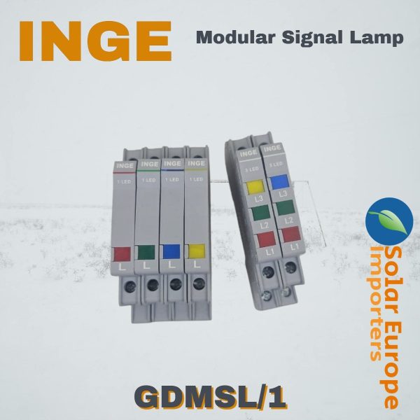 Inge: AC Modular Signal Lamp Yellow 230VAC (GDMSL/1-Y)