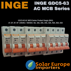 Inge: AC 1P Mini Circuit Breaker 16A 6KA (GDC5-63/C16A-1P)