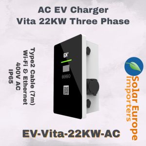 EN+: AC EV Charger Vita 22kw 400V Three Phase (Type2 Cable) (EV-Vita-22KW-AC)